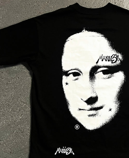 LA JOCONDE BLACK T-SHIRT